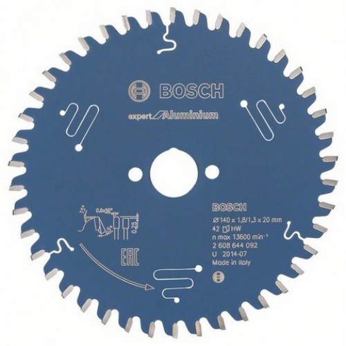 BOSCH Tarcza pilarska Expert for Aluminium 140 x 20 x 1,8 mm, 42 2608644092