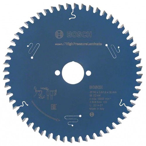 Bosch Tarcza pilarska Expert for High Pressure Laminate 190 x 30 x 2,6 mm, 56 2608644135