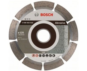 BOSCH Diamentowa tarcza tnąca Standard for Abrasive 125 x 22,23 x 6 x 7 mm 2608602616