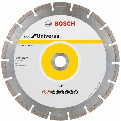 BOSCH Tarcza diamentowa ECO segment 230x22,23mm 10szt 2608615044