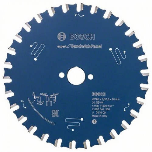 BOSCH Tarcza pilarska Expert for Sandwich Panel EX SH H 165x20-30 2608644366 BOSCH Tarcza pilarska Expert for Sandwich Panel EX SH H 165x20-30 2608644366