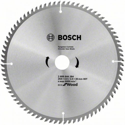 BOSCH Tarcza do piły zębatej ECO Optiline Wood 254x2mm 80T 2608644384