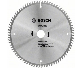 BOSCH Tarcza do piły do aluminium ECO 250x3,0/2,2x30mm 80T 2608644393