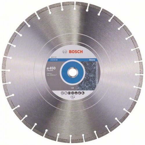 BOSCH Standard for Stone Diamentowa tarcza tnąca, 450x25,40x3,6x10mm 2608602605