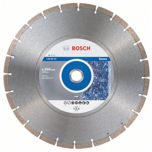 BOSCH Standard for Stone Diamentowa tarcza tnąca, 350x25,40x3,1x10mm 2608603797 BOSCH Standard for Stone Diamentowa tarcza tnąca, 350x25,40x3,1x10mm 2608603797