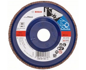 BOSCH Best for Metal Listkowa tarcza szlifierska X571, 125x22,23mm, 120, prosta 2608607341