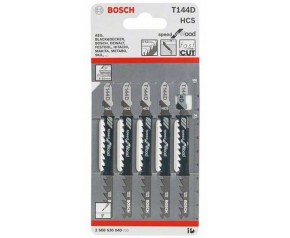 BOSCH Brzeszczot do wyrzynarek T 144 D Speed for Wood 2608630040