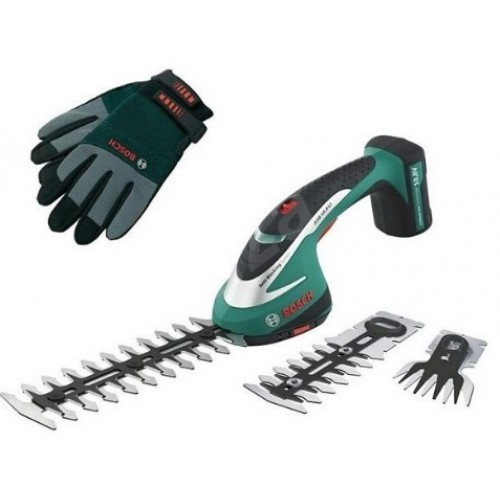 BOSCH ASB 10.8 LI nożyce akumulatorowe + rękawice robocze (rozmiar L) Gratis 0600856305