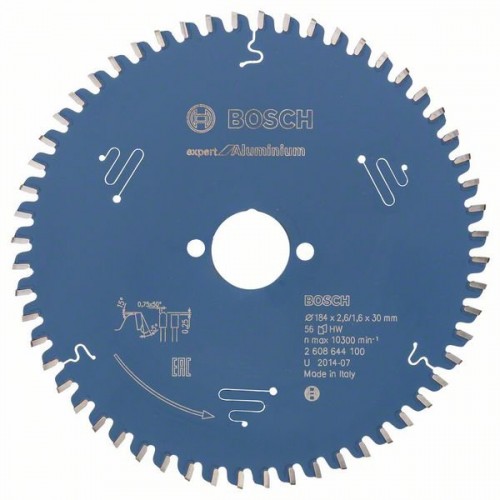 BOSCH Tarcza pilarska Expert for Aluminium 184 x 30 x 2,6 mm, 56 2608644100