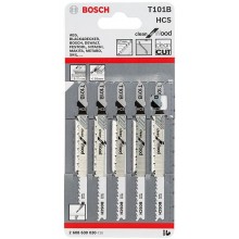 BOSCH Brzeszczot do wyrzynarek T 101 B Clean for Wood 2608630030