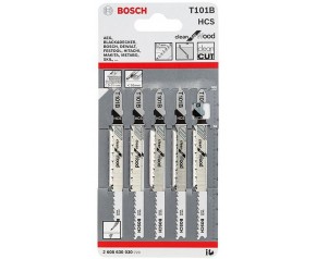 BOSCH Brzeszczot do wyrzynarek T 101 B Clean for Wood 2608630030