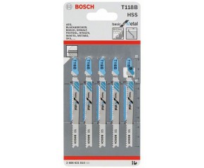 Bosch Brzeszczot do wyrzynarek T 118 B Basic for Metal 2608631014