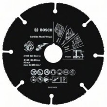 Bosch Tarcza tnąca z węglików spiekanych Multi Wheel 125 mm, 1 mm, 22,23 mm 2608623013