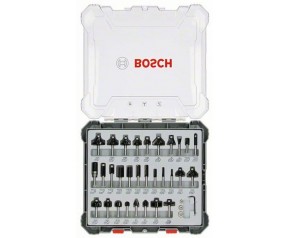 BOSCH Zestaw frezów mieszanych Bosch 8 mm (op. 30 szt) 2607017475