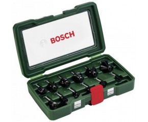 BOSCH 12-częściowy zestaw frezów TC (8mm stopka) 2607019466