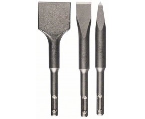 Bosch 3-częściowy zestaw dłut krótkich SDS-plus 2608690180