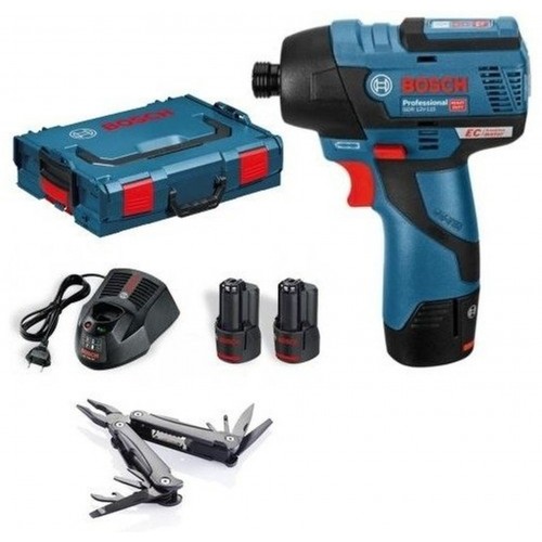 BOSCH GDR 12V-110 Professional Akumulatorowa zakrętarka udarowa + Swiss Peak 06019E0005