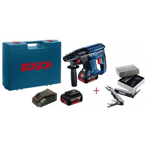 BOSCH GBH 180-LI Akumulatorowy młot udarowo-obrotowy + Swiss Peak 0611911023