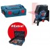 Bosch GCL 2-50 CG + RM 2 + Zestaw narzędzi ręcznych Gedore