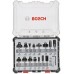 BOSCH Zestaw frezów mieszanych Bosch 8 mm (op. 15 szt) 2607017472