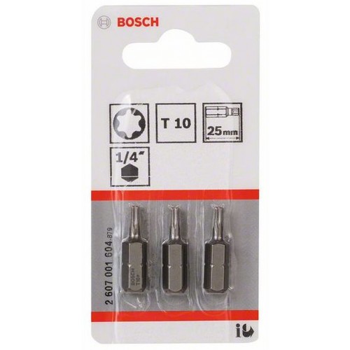 BOSCH Końcówka wkręcająca Extra Hart T10, 25 mm 2607001604