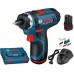 BOSCH Wiertarko - Wkrętarka akumulatorowa GSR 12V-20 HX 2x3Ah LBoxx 06019D4105