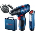 BOSCH GSR 120-LI PROFESSIONAL Wiertarko-Wkrętarka +GLI, 12V 2x2.0Ah 06019G8004