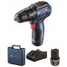 BOSCH GSB 12V-30 Akumulatorowa wiertarko-wkrętarka udarowa, 12V, 2x 2,0Ah 06019G9100