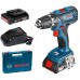 BOSCH GSR 18-2-LI Plus Professional wkrętarka akumulatorowa 2x4Ah Li-Ion L-BOXX 06019E6121