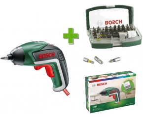 BOSCH Wkrętarka akumulatorowa IXO V + Bitset 32 szt 06039A800S