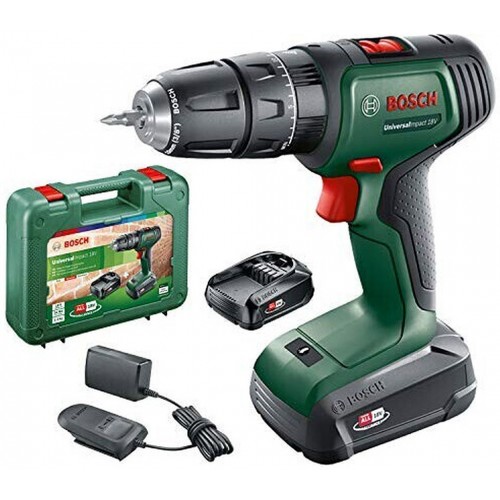 BOSCH Universal Impact 18 V Wiertarko-wkrętarka udarowa 2x 1,5 Ah 06039D4102