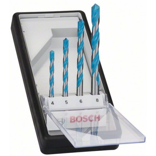 BOSCH Robust Line CYL-9 MultiConstr 4-częś. zestaw wierteł wielozadaniowych 2607010521