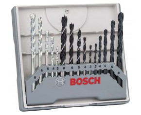 BOSCH 15-częściowy zestaw wierteł do drewna, mieszany 3-8 mm, 3-8 mm, 3-8 mm 2607017038