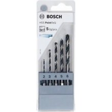 BOSCH HSS PointTeQ Hex Wiertła bit zestawów, 5 sztuki 2607002824