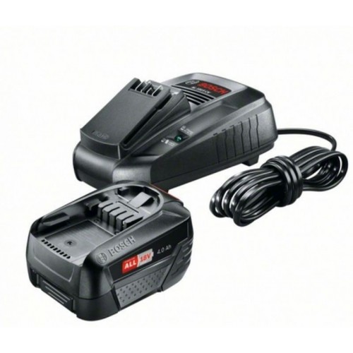 BOSCH 18V Akumulator PBA 18V 4,0 Ah W-C + Ładowarka AL 1815 CV 1600A00ZR7