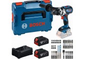 BOSCH GSB 18V-110 C PROFESSIONAL Zestaw narzędzi, 2× 5,0 Ah +GAL + zestaw bitów 0615A500E0