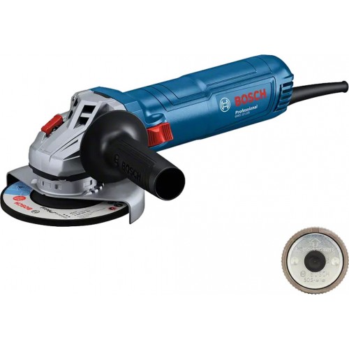 BOSCH GWS 12-125 PROFESSIONAL Szlifierka kątowa + Nakrętka SDS 06013A6104