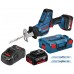 BOSCH GSA 18 V-LI C Akumulatorowa piła szablasta, L-BOXX, 2x 5,0 Ah, 06016A5002