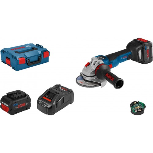 BOSCH GWS 18V-10 SC Akumulatorowa szlifierka kątowa, 2 × ProCORE 8.0Ah 06019G340H