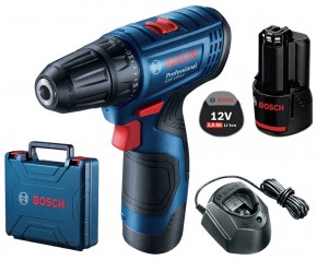 BOSCH GSR 120-LI PROFESSIONALWiertarko-wkrętarka akumulatorowa 2x GBA 12V 2.0Ah 06019G8000