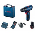 BOSCH GSR 120-LI PROFESSIONAL Aku wertarko-wkrętarka+zestaw wierteł i bitów 06019G8002