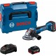 BOSCH GWS 18V-10 P Aku szlifierka kątowa, 2x 5,0Ah, L-BOXX 06019J4101