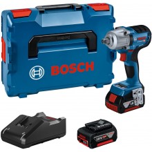 BOSCH GDS 18V-450 PC Aku klucz udarowy, L-BOXX, GAL 18-40, 2x 5.0Ah 06019K4103