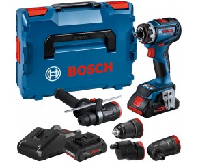 BOSCH GSR 18V-90 FC Wiertarko-wkrętarka, 2x 4,0Ah, GAL 18V-40, L-BOXX 136 06019K6200