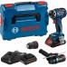 BOSCH GSR 18V-90 FC Wiertarko-wkrętarka, 2× 4.0Ah, GAL 18V-40, L-BOXX 136 06019K6205