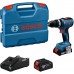 BOSCH GSB 18V-65 PROFESSIONAL Wiertarka udarowa, 1 x 2.0 Ah, 1 x 4.0Ah, L-Case 06019N3332