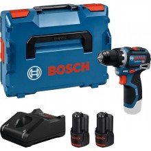 BOSCH GSR 12V-32 PROFESSIONAL Wiertarko-wkrętarka aku, 2× 3,0 Ah, L-BOXX 06019N7007
