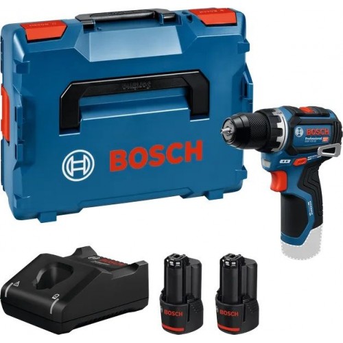 BOSCH GSR 12V-32 PROFESSIONAL Wiertarko-wkrętarka aku, 2× 3,0 Ah, L-BOXX 06019N7007