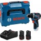 BOSCH GSR 12V-32 PROFESSIONAL Wiertarko-wkrętarka aku, 2× 3,0 Ah, L-BOXX 06019N7007