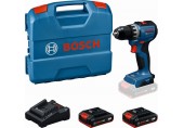 BOSCH GSR18V-52 PROFFESIONAL Wiertarko-wkrętarka akumulatorowa, 2x2,0Ah, L-Case 06019S0025